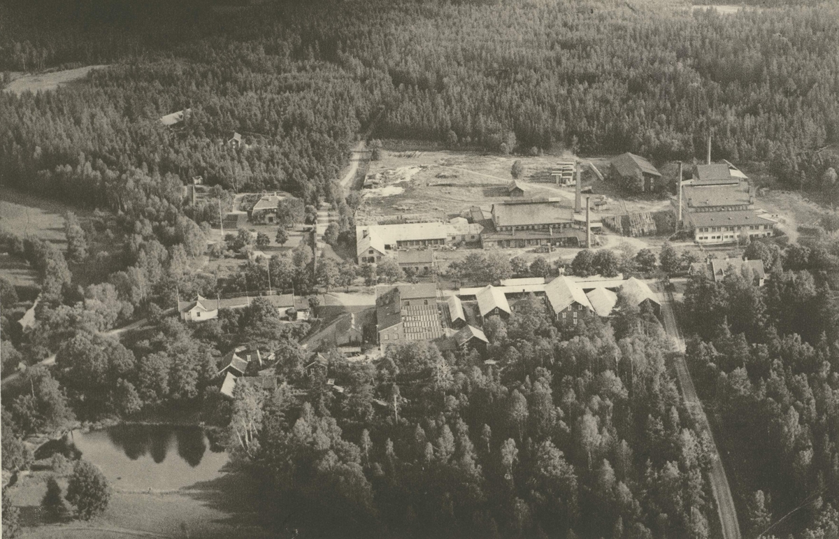 Pukeberg. flygfoto år 1933.