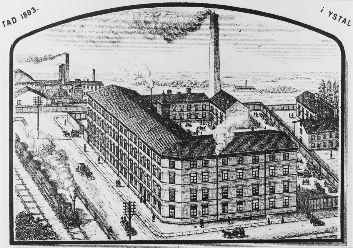 Fabriksbyggnaden Helsingborgs Gummifabrik1895.