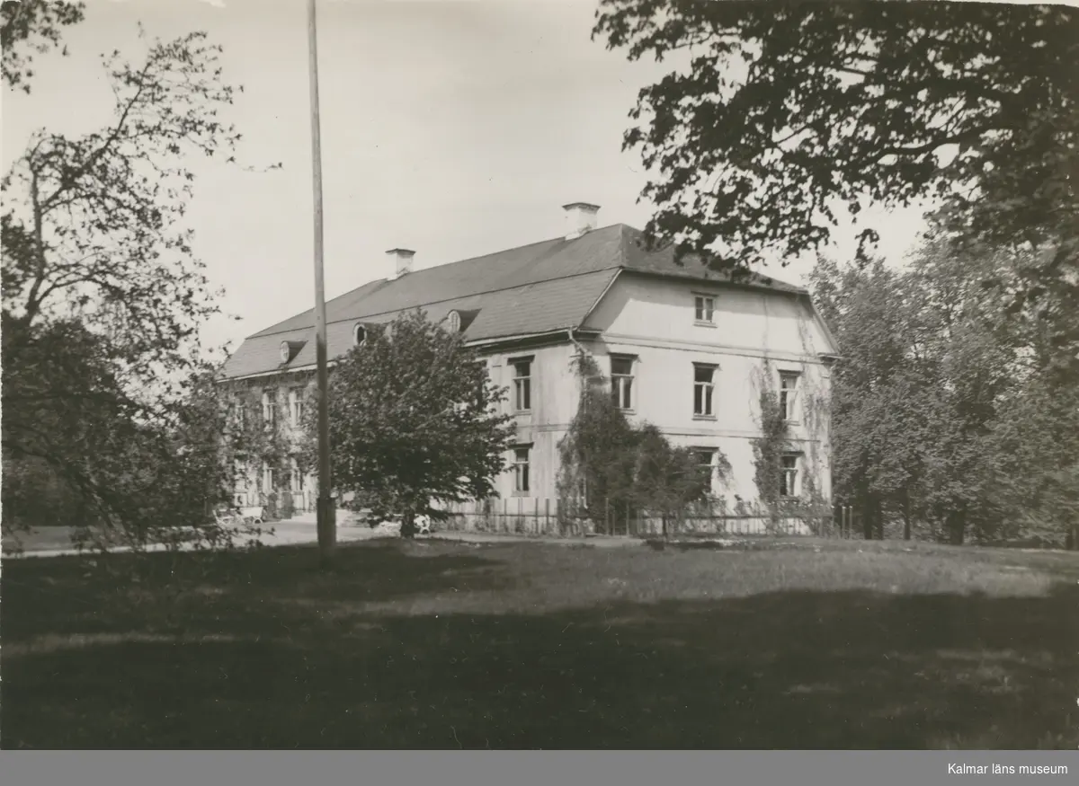 Huvudbyggnaden på Berga gård, Högsby socken.