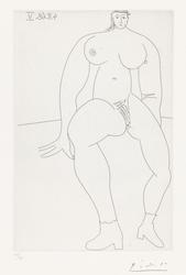 Naken kvinne med støvler [Grafikk]