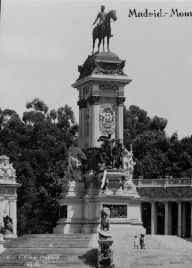 Madrid, Spanien. Monument Alphonso XIII år 1935.

inv.nr. 86879.