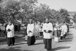 Katolsk prosesjon i forbindelse med kirkejubileet