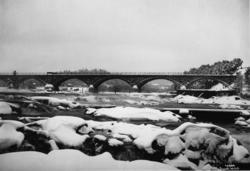 Bru over Begna ved Hønefoss