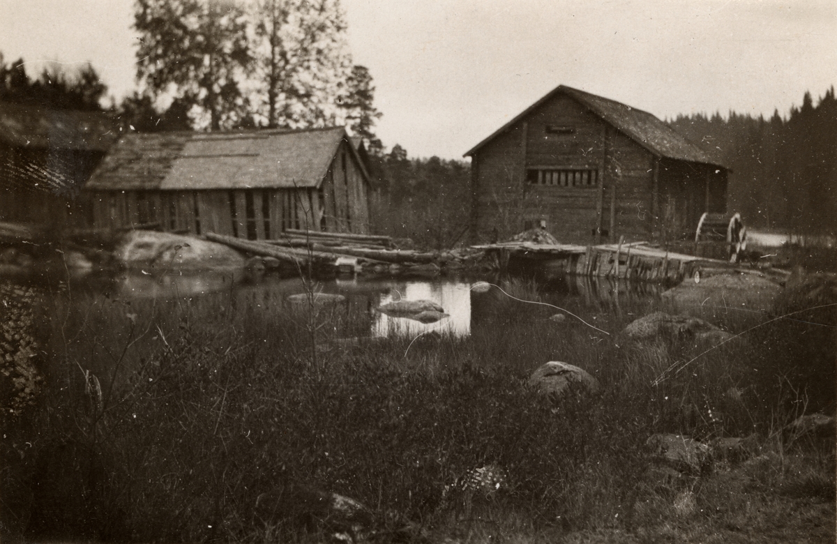 Torkhuset och bruket. Fröåsa pappersbruk, 1921.