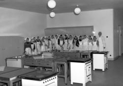 Klassebilde fra Nordlandet skole, på Nordlandet i Kristiansu