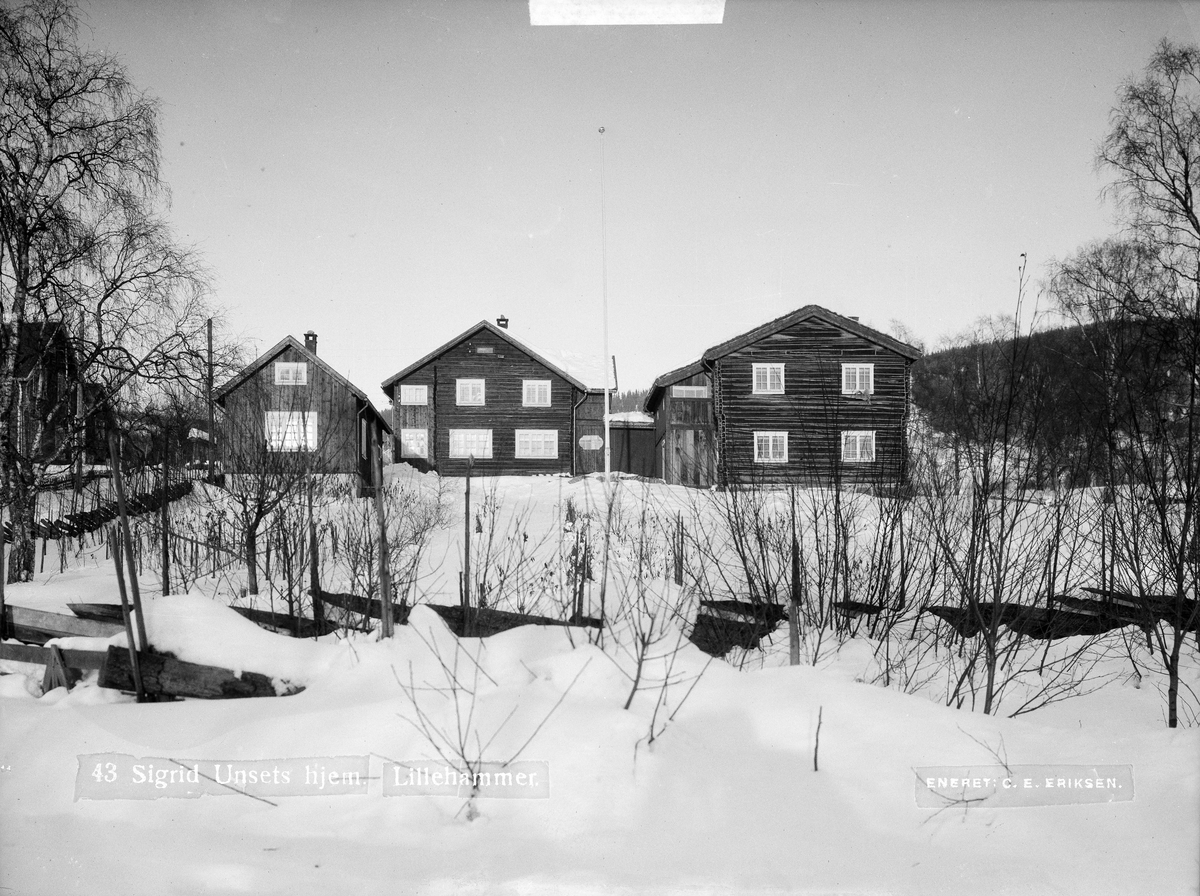 Sigrid Undsets hjem Bjerkebæk på Lillehammer.