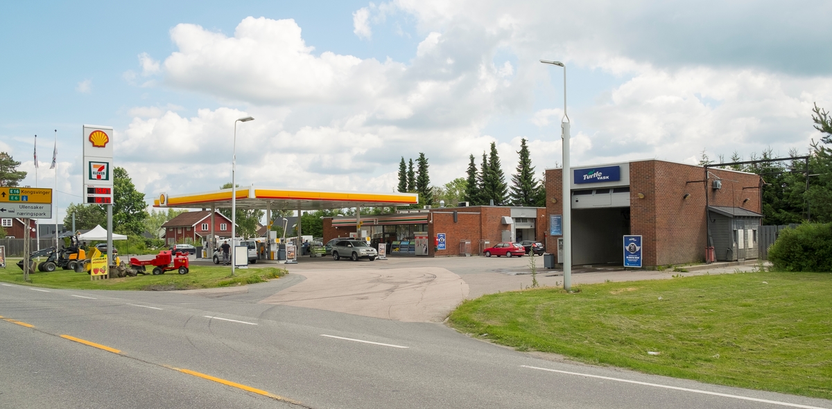Shell bensinstasjon Kongsvingervegen Ullensaker