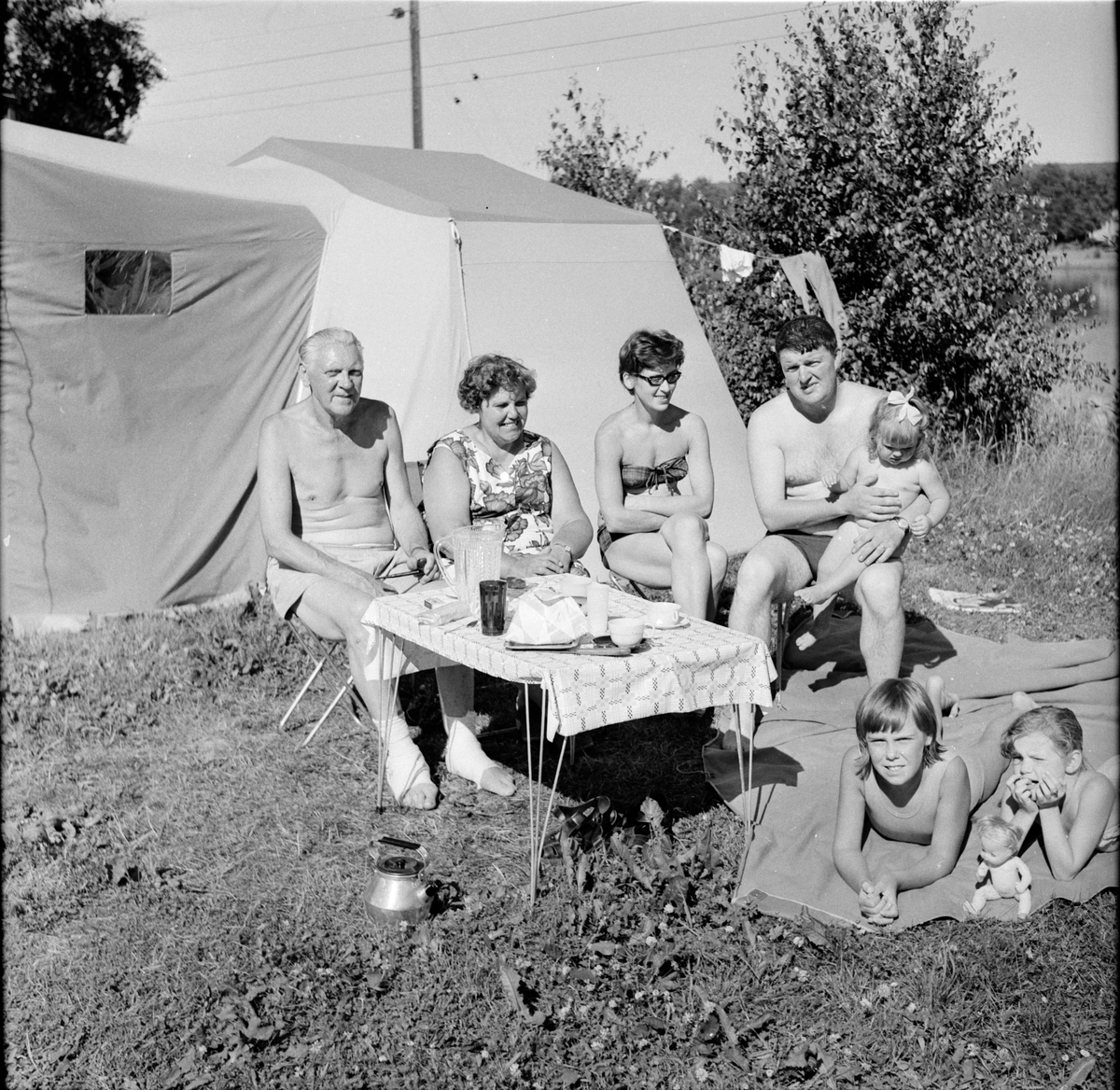 Campingplatser,
Bollnäs, Arbrå, Stenö,
19 Juli 1966