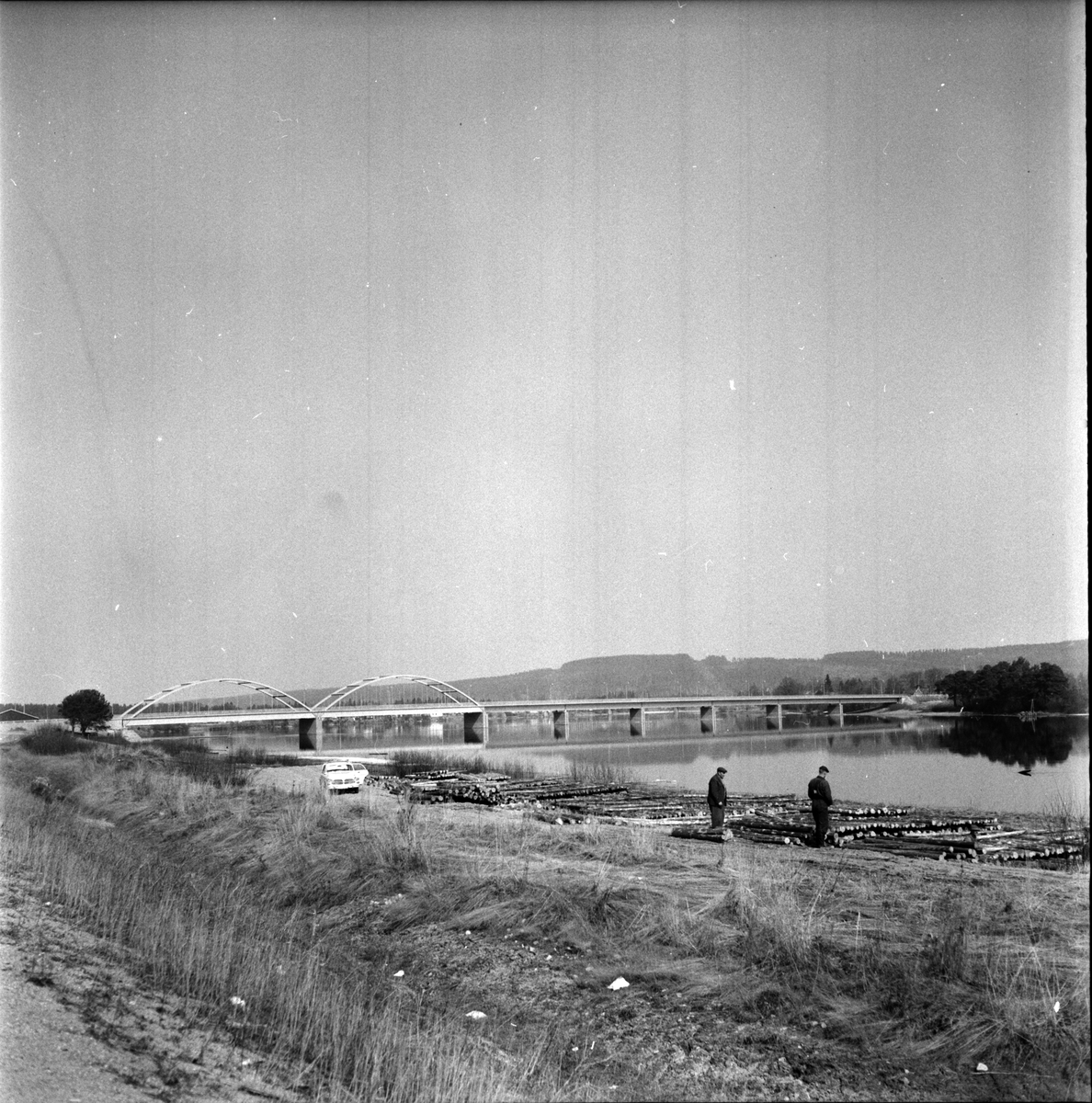 Ljusdal,
Nya bron över Ljusnan,
22 April 1965