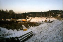 Fotografier fra byggeprosessen til Teknisk museums bygg på K
