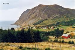 Landskapsbilde fra Drage i Selje kommune i Sogn og Fjordane.