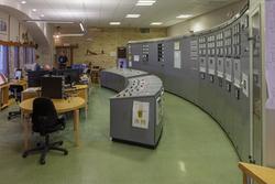 Kontrollrom, Bøylefoss kraftstasjon. Kontrollrom, interiør, 