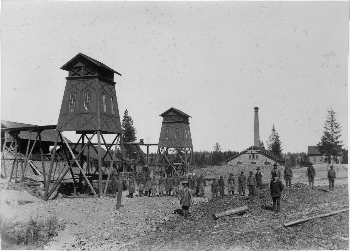Kallmora Silvergruva. (Kallmora Silfvergruva). Norbergs gruvor. 1880-talet.