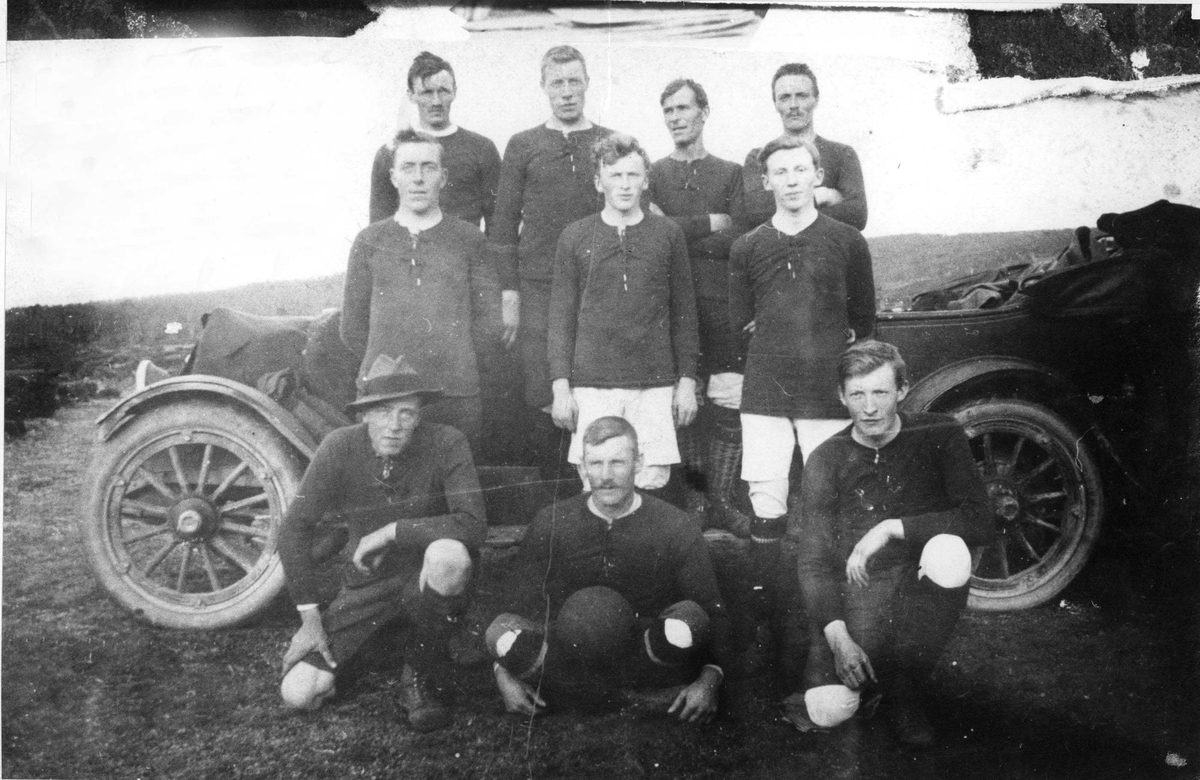 Os fotball-lag, kamp mot Dalsbygda 1921
