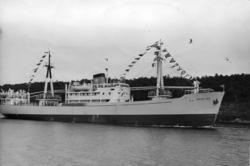 Byggenr. 39 v. LMV: Hock Lee på vei ut Sundet.