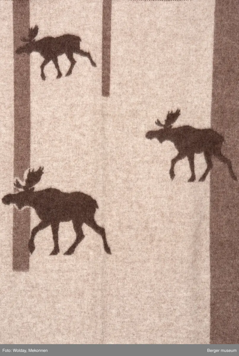 Elg. Langsgående bred linje som fungerer som en slags innramning av hovedmønster