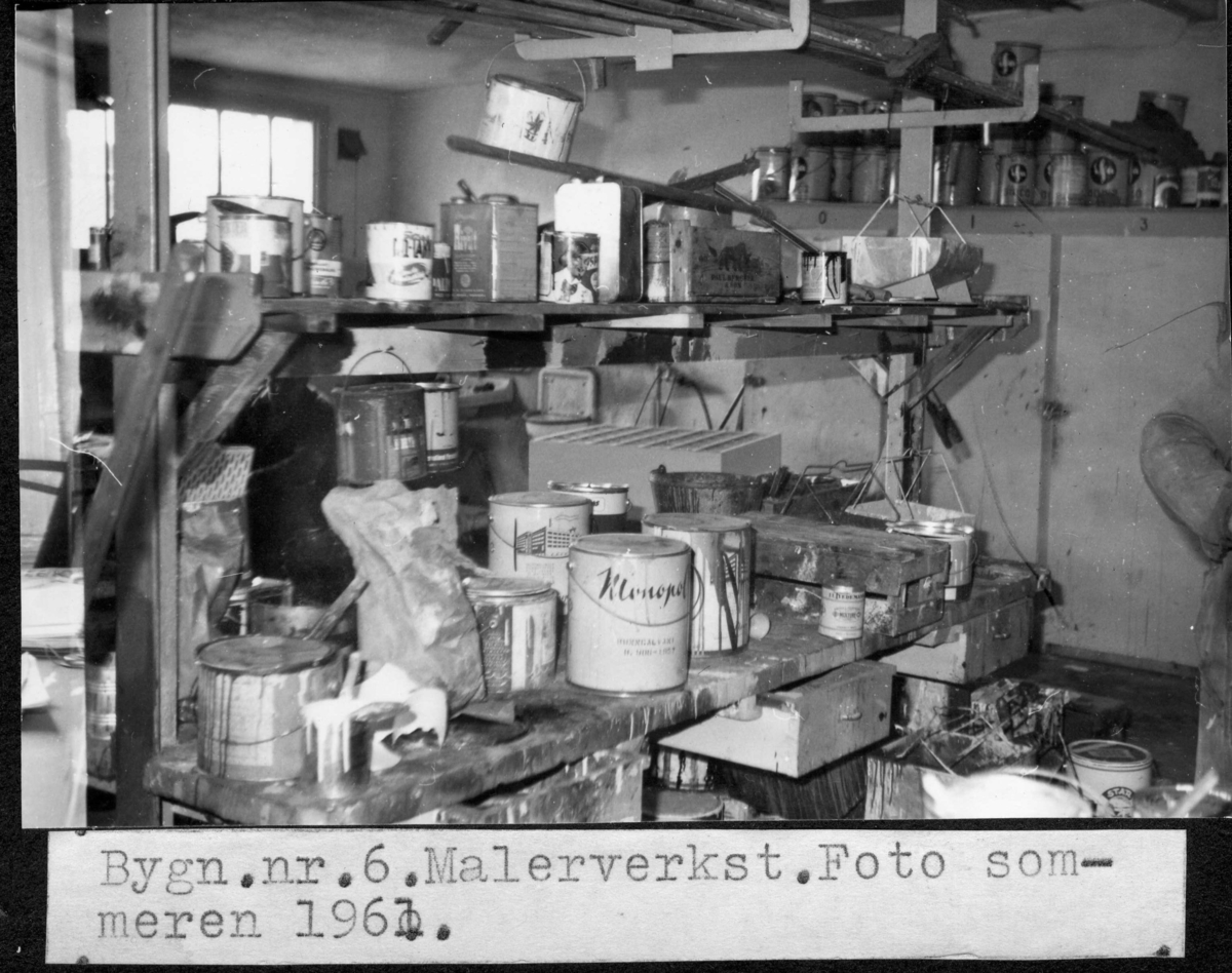 Bygg nr. 6 ved LMV - malerverkstedet.