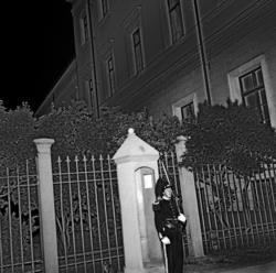 Slottet med omgivelser. September 1957