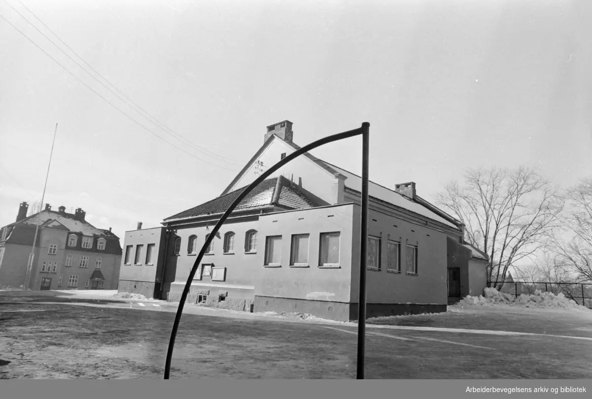 Sofienberg skole skal bli Teknisk Fagskole høsten 1970. Mars 1969