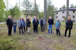 Befaring med Kulturrådet på fellesmagasintomta. Ola Aasness 