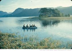 Utsikt over Slettebøvatnet fra Skytterhuset på Nyeveien. Hei