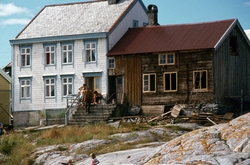 Foto fra fiskeværet Grip i Kristiansund kommune. Fotograf er