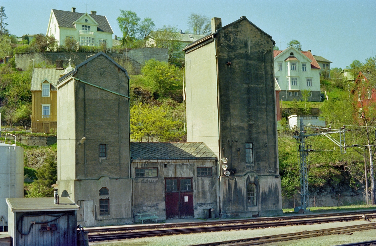 Vanntårn ved NSBs verksted Marienborg i Trondheim.