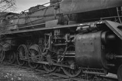 Damplokomotiv type 49c nr. 470 "Dovregubben" hensatt på et s