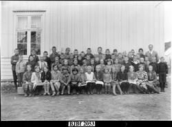 Klassebilde fra Fagerenget skole, Lysøysund, Bjugn