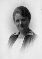 Portrett, dame. Alette Rochmann. Bosatt i Oslo. . Bildet tat