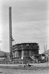 Støping av ny kornsilo på Ila Pir