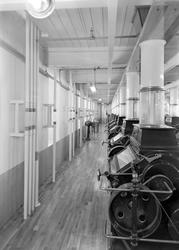 Interiør fra hvete- og rugmøllen ved I. C. Piene & Søn i Buv