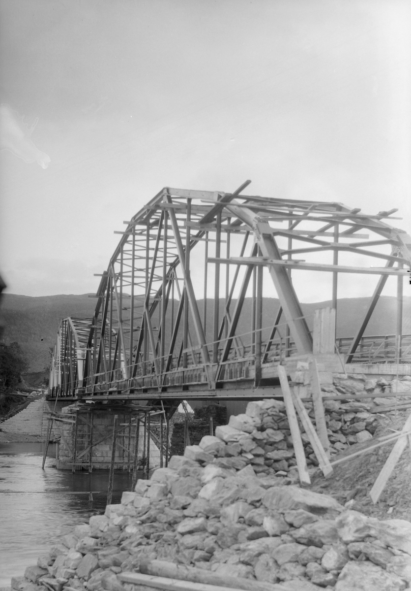 Gimse bru under bygging