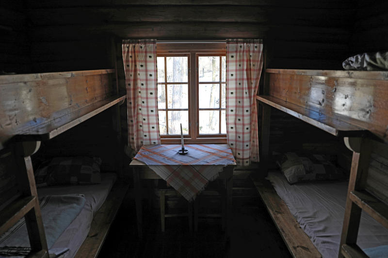 DNT-hytte på Norsk Folkemuseum. 07.02.18. Foto: Astrid Santa, Norsk Folkemuseum. (Foto/Photo)
