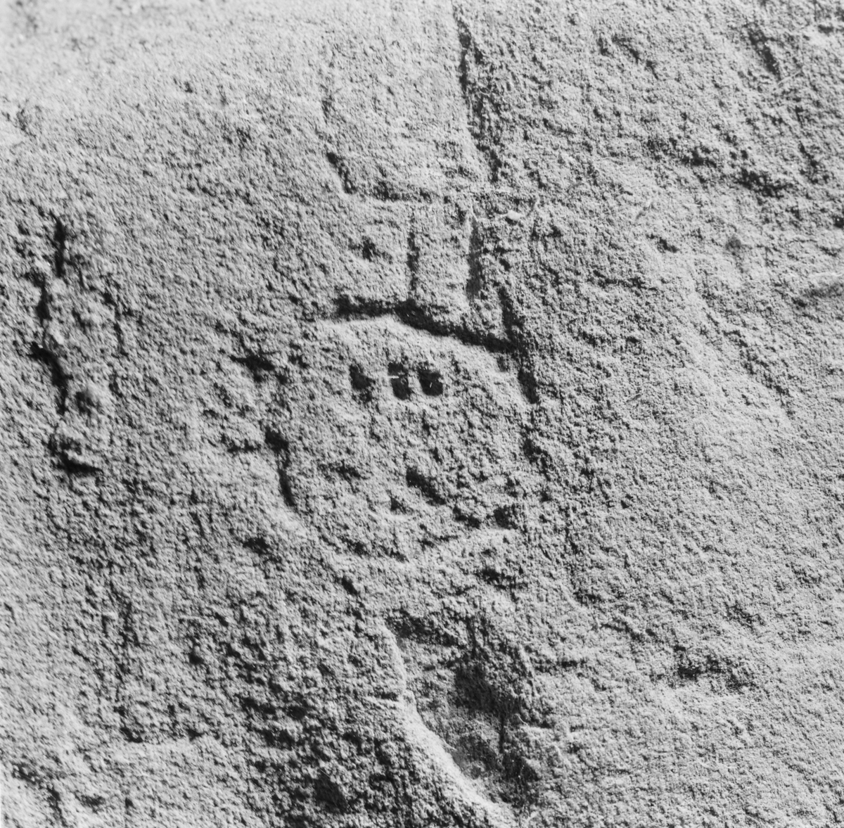 Runestein funnet på Myrmoen ca 1908, oppbevares nå på Vefsn Museum.
