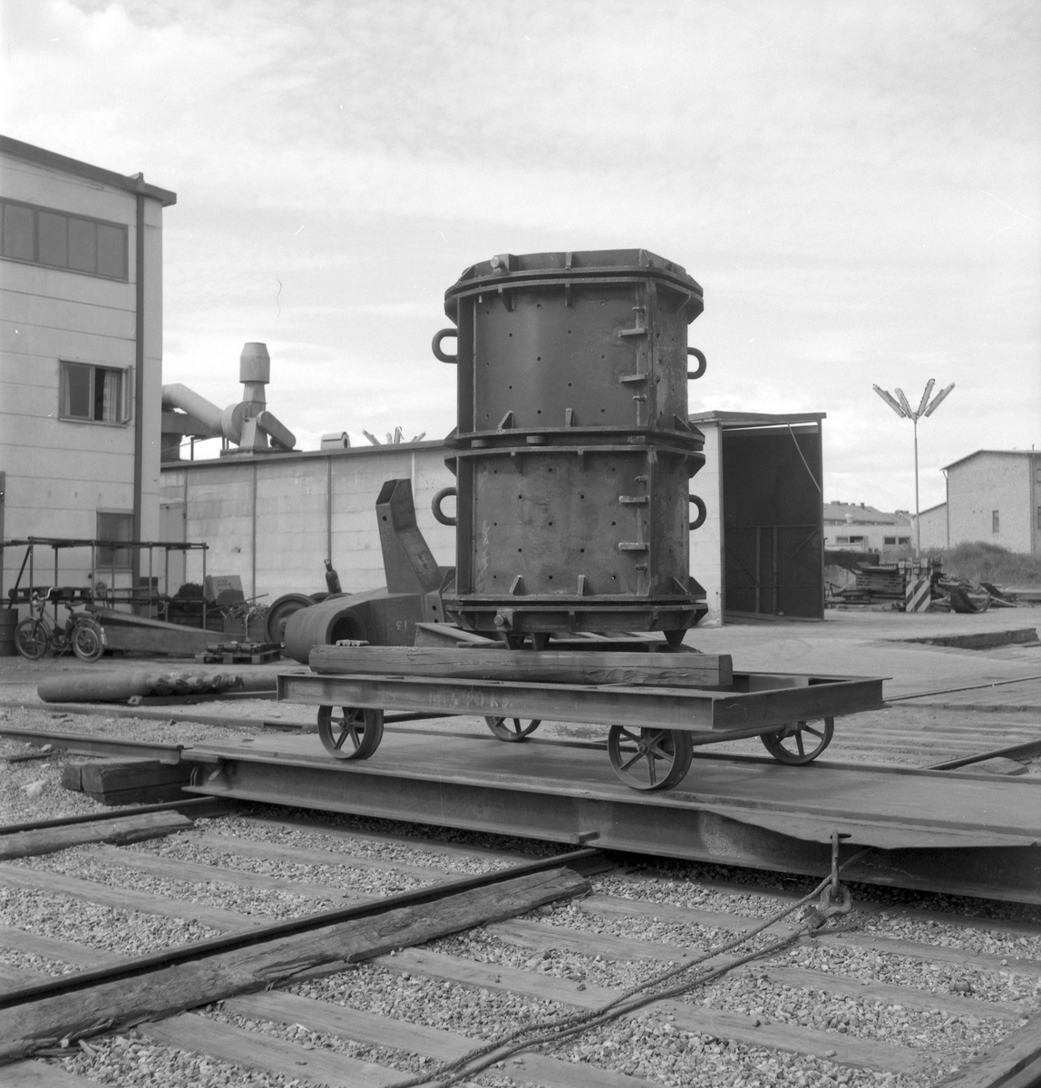 27 juli 1962
Swendsén & Wikström Värmepannefabrik på Brynäs. Företaget köptes upp av Svenska Järnvägsverkstad 1955 Och fick namnet ASJ-PARCA.


