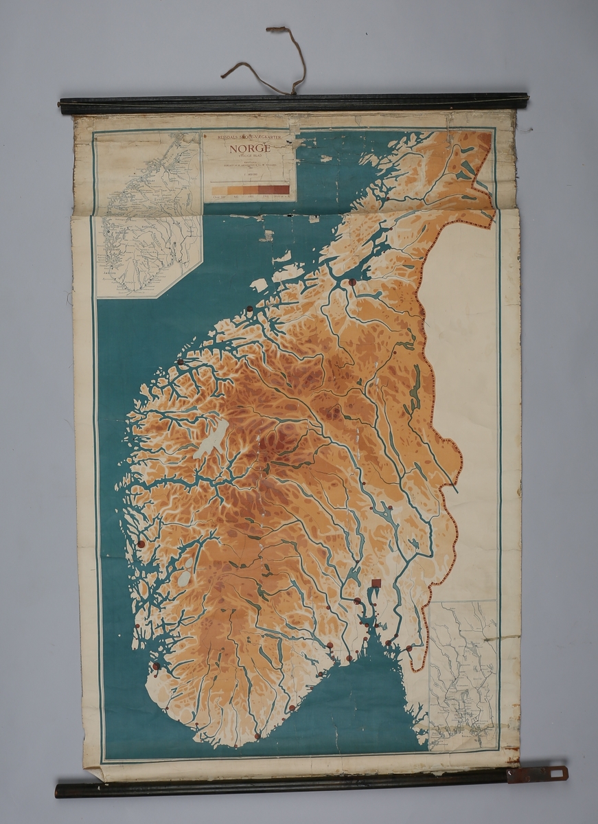 Kart over Sør-Norge