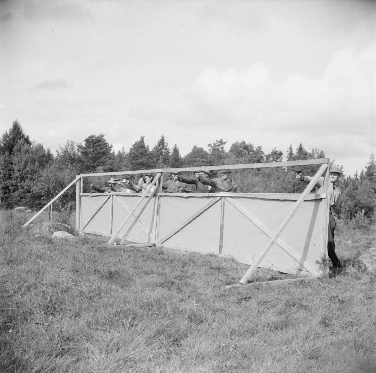SM i pistolskytte, Uppsala 1948