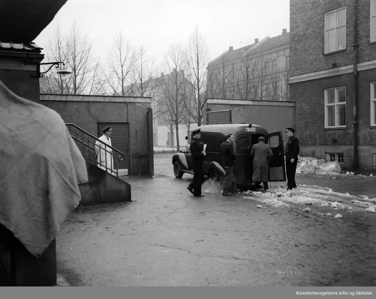 Helserådet. Desinfiksjonsanstalten i Heimdalsgata. April 1950