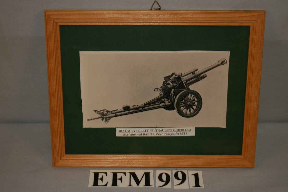 10,5 cm tysk lett felthaubits M/18/40 L 28.