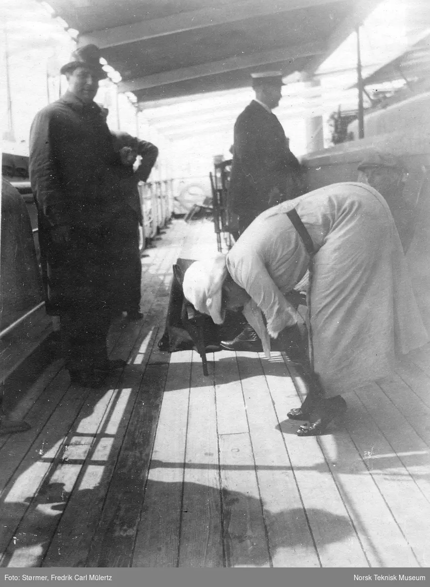 Fra båten mellom New York og Oslo, 1915