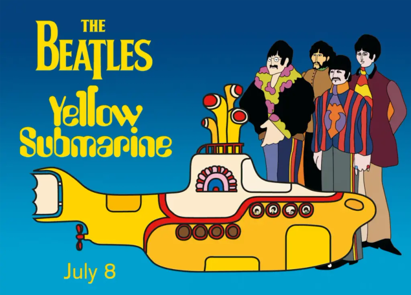 john lennon sings yellow submarine