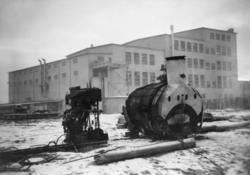 Dampmaskinen fra slepebåten «Axel», som tilhørte Skiensvassd