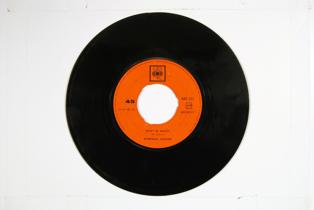 Platen har sammen med en større samling grammofoner, plater og radioutstyr tilhørt en privatperson i Egersund.

Vinylsingel i cover.