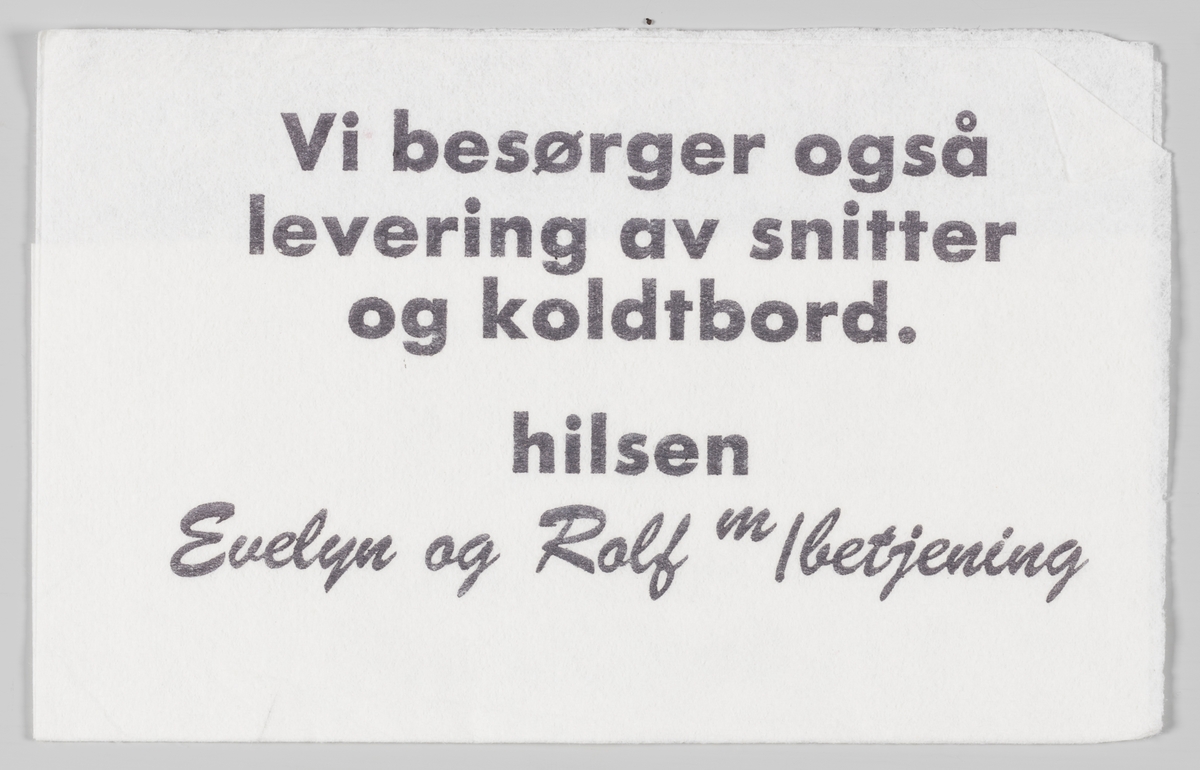 En reklametekst for Kro 68 på Hallingby. 

I 2003 ble Kro 68 på Hallingby solgt til Coop Ringerike.

Samme reklametekst på MIA.00007-004-0287.