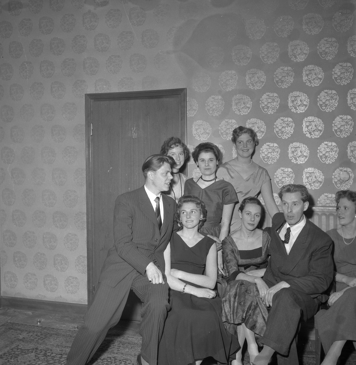 Telefonistfest på Stora Hotellet.
November 1956.