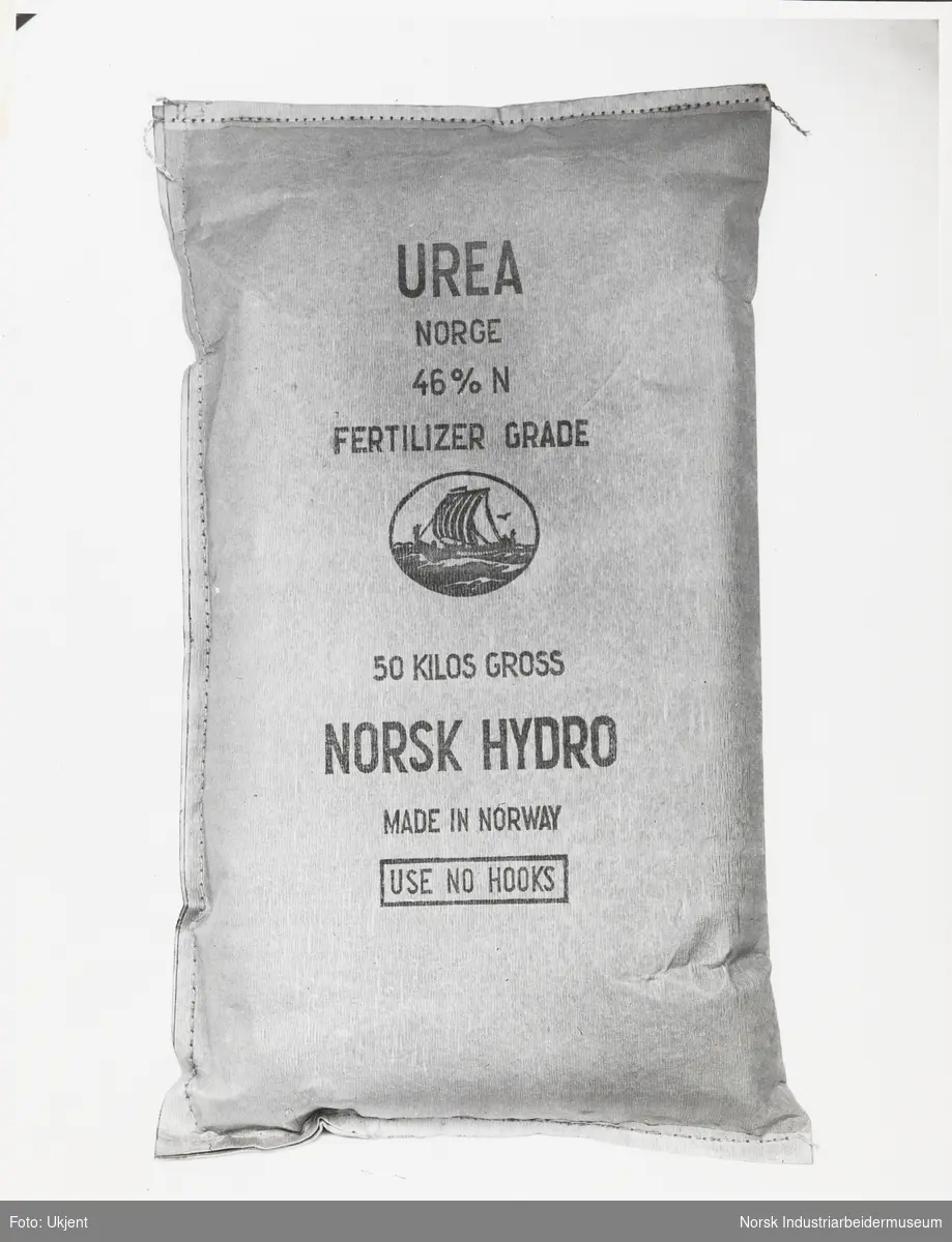 50 kilos sekk Urea, fertilizer grade 46% N.
