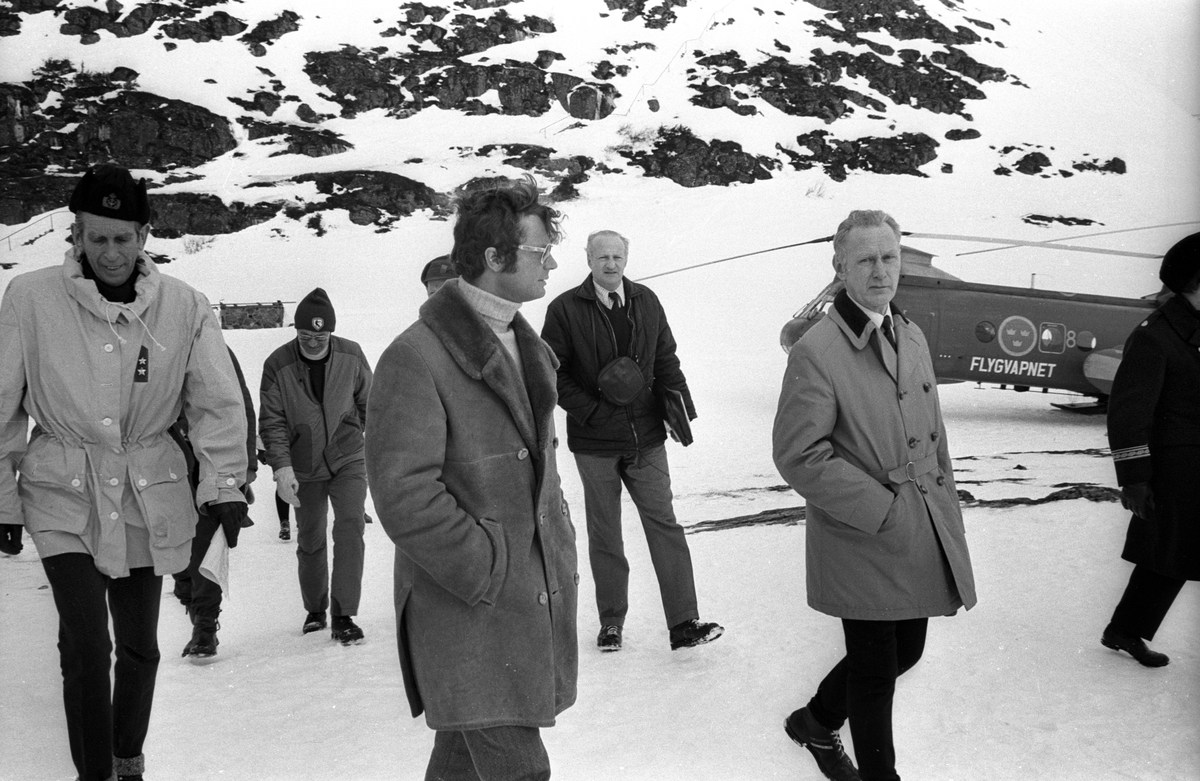 Kung Carl XVI Gustaf besöker Åre.
