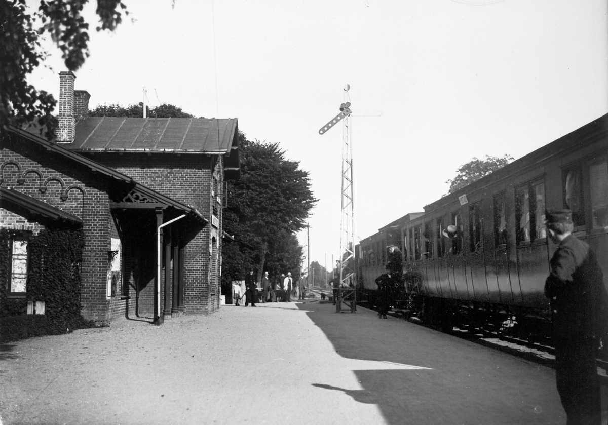 Ystad-Eslövs Järnväg, YEJ,  Askeröd järnvägsstation.