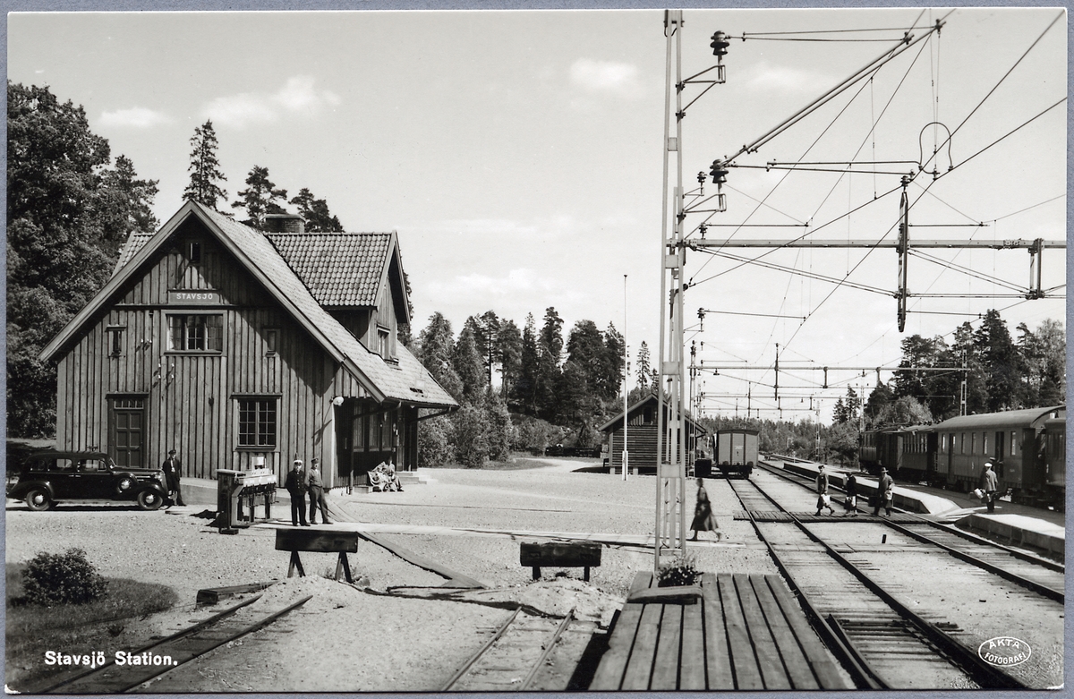 Stavsjö station.